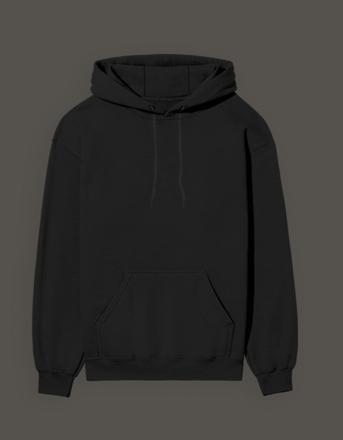 Ultimate clown anime hoodie in black with spacious front pocket and comfortable fit
