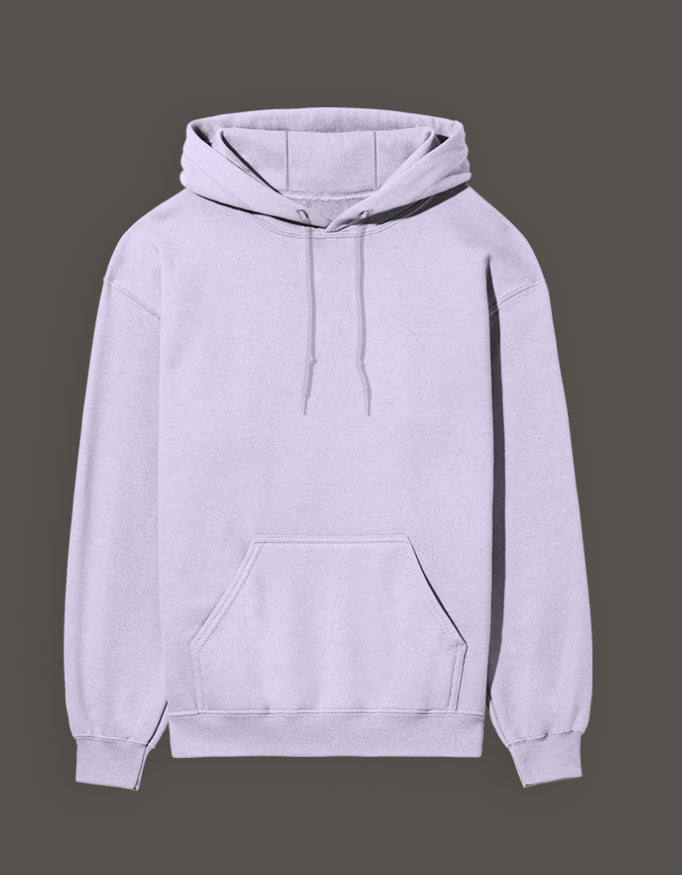 Ultimate clown anime hoodie in light purple color with a comfortable front pocket and adjustable drawstrings