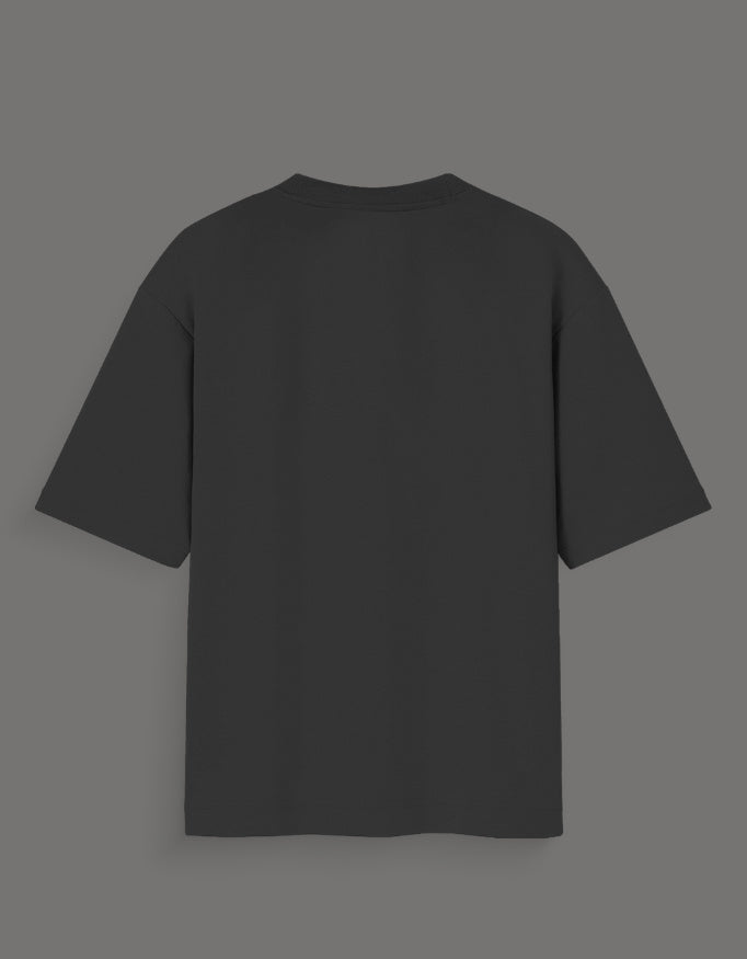 Black Sukuna oversized t-shirt with short sleeves and a relaxed fit from AnimeVerseStore