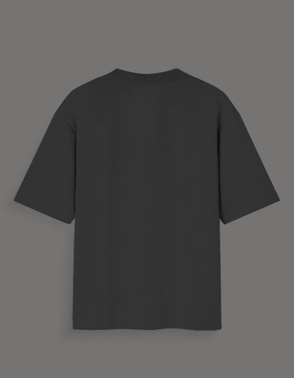 Black Sukuna oversized t-shirt with short sleeves and a relaxed fit from AnimeVerseStore