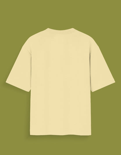 Beige blank t-shirt with a relaxed fit, ideal for casual wear, Zenitsu t-shirt India