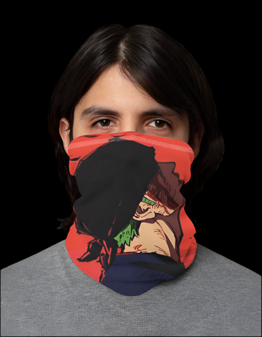 Zoro Bandana Anime Merch featuring a colorful design of the character for anime fans